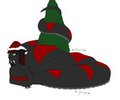 Nagas and Christmas parties... - art by Leafy