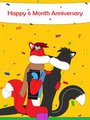 Happy Half-iversary by Toonfan0