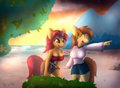 Commission: Sunset Exploring