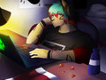 Simon lounging by 985323