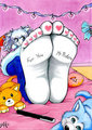 Pleased to Feet You (Coloured) by GothicKitty3
