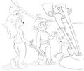 Scrameustache fanart 3