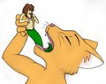 [vore] Cat eats a fish by lycovore