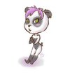 chibi panda by bubblegumpanda