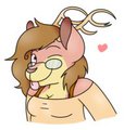 Deer headshot by RainbowFlavoredChaos