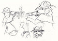 A Few Michael Sketches by Simonov