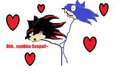 Shadew and Sanic by iiTzShadz