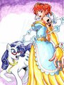 Nakama is Magic: Rarity dresses up Nami by IrieMangaStudios74