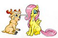 My Little One Piece - Chopper x Fluttershy by IrieMangaStudios74