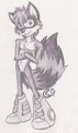 Aaron sonic style by gogeta69z