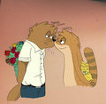 Nose Nuzzling_Doug&Rigby by Jellybeanprincess