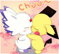 Kissin' the cutie by clyndemoon