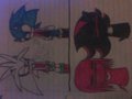 Sonic and Silver cosplaying for the guys by DeadEchidhog101