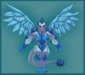 God of Justice, Blaze's Water-Sageon God Form, Icicle Blaze