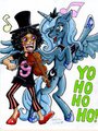 My Little One Piece - Kid Brook and Princess Luna by IrieMangaStudios74