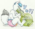 Yuri Bday Badge by PatchieRaccoon