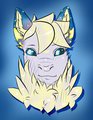 Fluffy sketch by CosmicBunny