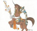 Centaurian Mage Yunisen by FoxFurries