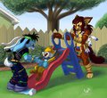 Playtime with Tamias and Phloppy - Tamias6 by KennyKitsune