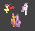 CMC and Spike doodles