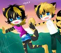 Sheela and Skynex draw by Skatesai  by rajak