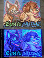 UV Conbadge - Eenyu x Midway by misako