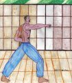 Kung-Fu Dude Color  by flamedryad