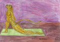Yoga Cheetah (Side)  by flamedryad