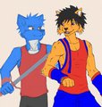 Kiba and Hiro by Kdrj1989