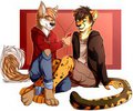 Best Friends - by Coffaefox by Xanderblaze