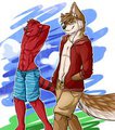Spring Stroll - by Coffaefox by Xanderblaze