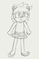 Terrance Hedgehog in His Crossdressing Outfit 