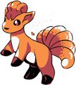 Sprite Redraw: Gold Vulpix