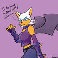 Rouge has no need for that by TikaMinx
