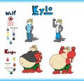 Ref sheets of my forms! :D by WolfGuy100