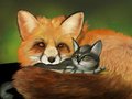 Kit and Kitten by muraofdemons