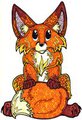 Stained Glass Style: Baby Fox