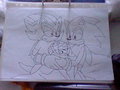 Sonic Shadow and Maria the day she was born by keandallseedrian