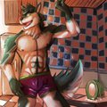 Just need to get something...oh hey there! by AsherTail