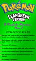 A Nuzlocke Adventure, Phase I: Leafgreen: Rules