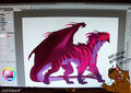 Pink Dragon Dude by Sefeiren