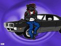 Shadow And his Car