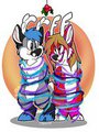 Durrs under the mistletoe by SolarFlare