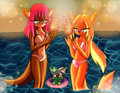 Fire at the Beach by HolyLaxativeApples