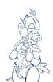 Chica Hug by PinkPony21