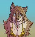 Colored stream sketch