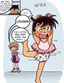 Conan Loses A Bet! The Diapered Ballerina! 