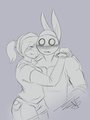 April and donnie by shifteranima