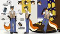 Official George Fox Ref Sheet (Micro) by FurryJackman