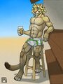 The view is nice at the beach bar (trunks) by tsaiwolf